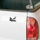 Duitse herder bumpersticker (Op Truck)