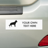 Duitse herder bumpersticker (Op auto)