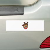 DUITSE HERDER BUMPERSTICKER (Op auto)