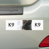 Duitse herder bumpersticker (Op auto)
