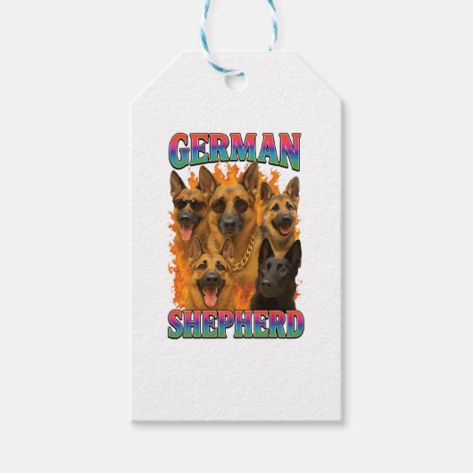 Duitse Herder Cadeaulabel (Voorkant)