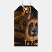 Duitse Herder Cadeaulabel (Achterkant)