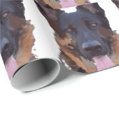 Duitse herder cadeaupapier (Rol Hoek)