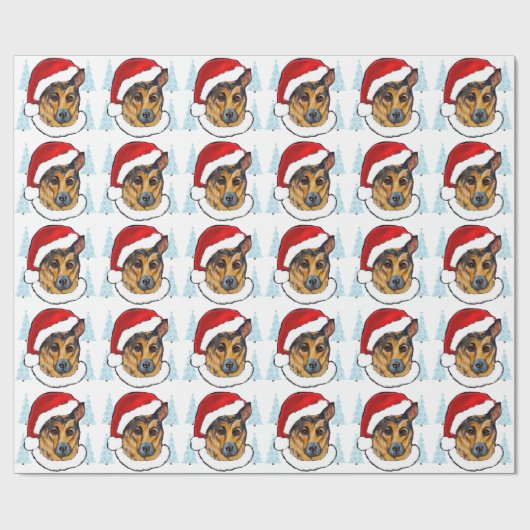 Duitse herder cadeaupapier (Vlak)