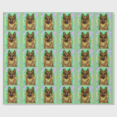 DUITSE HERDER CADEAUPAPIER (Vlak)