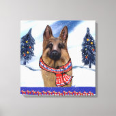 DUITSE HERDER CANVAS AFDRUK (Voorkant)