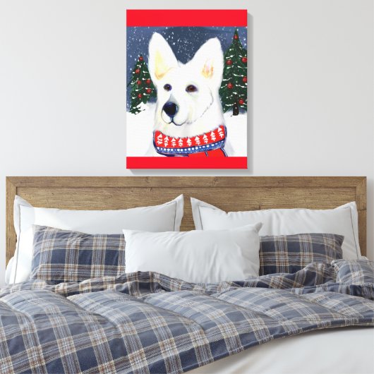 Duitse Herder Canvas Afdruk (Insitu (Slaapkamer))