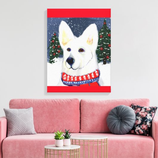 Duitse Herder Canvas Afdruk (Insitu (Woonkamer))