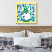 DUITSE HERDER CANVAS AFDRUK (Insitu (Slaapkamer))