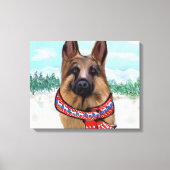 DUITSE HERDER CANVAS AFDRUK (Voorkant)