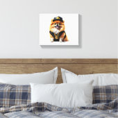 Duitse Herder Canvas Afdruk (Insitu (Slaapkamer))