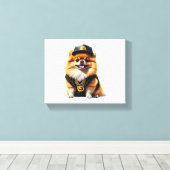 Duitse Herder Canvas Afdruk (Insitu (Houten vloer))