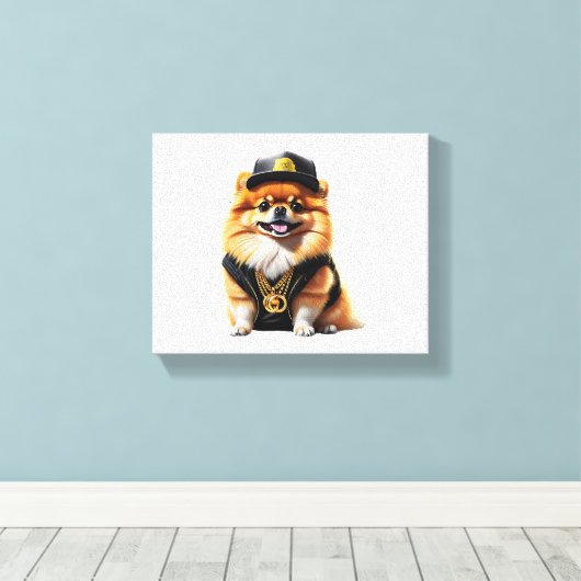 Duitse Herder  Canvas Afdruk (Insitu (Houten vloer))