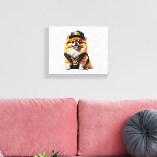 Duitse Herder Canvas Afdruk (Insitu (Woonkamer))