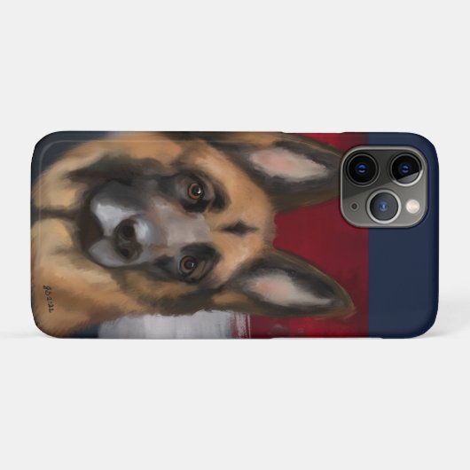 Duitse Herder Case-Mate iPhone Case (Achterkant (horizontaal))