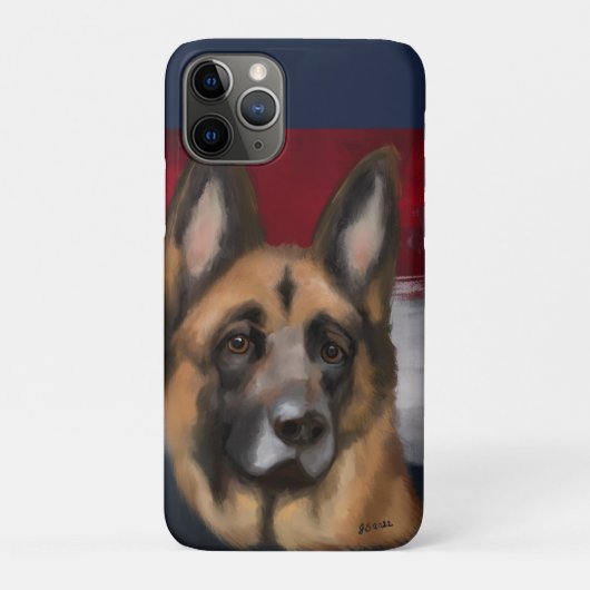 Duitse Herder Case-Mate iPhone Case (Achterkant)