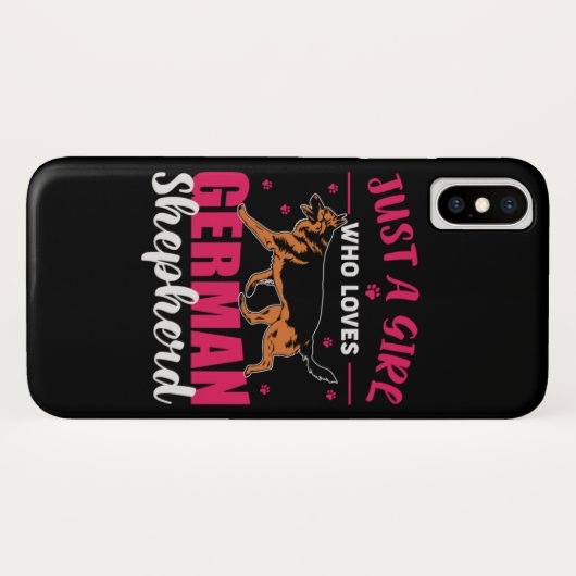 Duitse herder Case-Mate iPhone case (Achterkant (horizontaal))