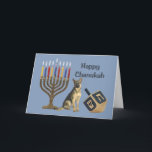 Duitse Herder Chanoeka Kaart Menorah Dreidel1<br><div class="desc">Het herdenken van familie en vrienden tijdens het Chanoekaseizoen is een prachtige manier om contact te houden met de mensen waar je van houdt en waar je om geeft. Ik heb met liefde en zorg een Chanoekaartje voor honden gemaakt en ik ben er zeker van dat iedereen die van honden...</div>