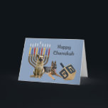 Duitse Herder Chanoeka Kaart Menorah Dreidel1<br><div class="desc">Het herdenken van familie en vrienden tijdens het Chanoekaseizoen is een prachtige manier om contact te houden met de mensen waar je van houdt en waar je om geeft. Ik heb met liefde en zorg een Chanoekaartje voor honden gemaakt en ik ben er zeker van dat iedereen die van honden...</div>