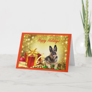 Duitse Herder Christmas Kaart Cadeaus