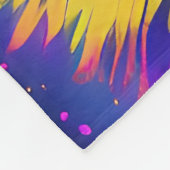 Duitse Herder Confetti Pop Art met optionele naam Fleece Deken (Hoek)