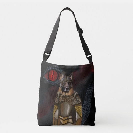 Duitse Herder Crossbody Tas (Voorkant)