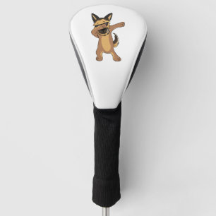Duitse Herder Dabbing Window Decals voor auto Truc Golfheadcover
