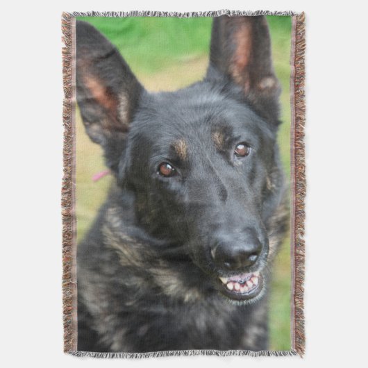 Duitse Herder Deken (Voorkant Verticaal)