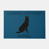Duitse Herder deurmat! PAS OP! Deurmat (Voorkant)