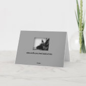 Duitse herder die u missen Wenskaart Kaart (Achterkant)