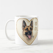 Duitse Herder Dog Coffee Mok Cup (Links)
