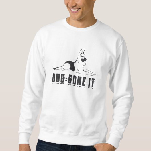 Duitse herder Dog-Gone It Honden Dier  Trui (Voorkant)