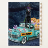 Duitse herder Dog Halloween Truck Night Planner (Achterkant)