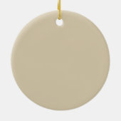 Duitse herder draagt bril keramisch ornament (Achterkant)