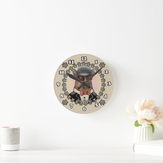 Duitse herder draagt glazen klok (Huis)