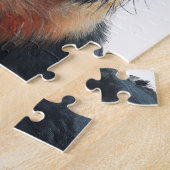 Duitse herder draait zijn kop waterverf legpuzzel (Zijkant)