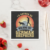 Duitse Herder Eigenaar Gezegde Servet (Insitu)