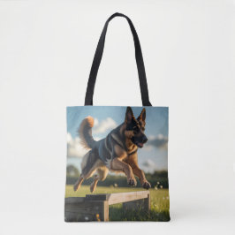 Duitse Herder Elegante Schouder Canvas tas