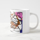 Duitse Herder en rozen kunst Grote Koffiekop (Rechts)