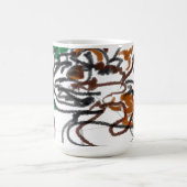 Duitse Herder en rozen kunst Koffiemok (Center)