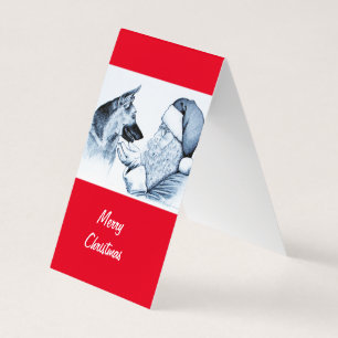 Duitse Herder en Sinterklaas Kaart