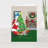 duitse herder feestdagen kaart (Voorkant)