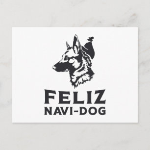 Duitse herder Feliz Navi-Dog Dogs Dier Briefkaart
