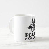 Duitse herder Feliz Navi-Dog Dogs Dier  Koffiemok (Voorkant links)