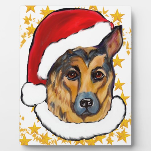 DUITSE HERDER FOTOPLAAT (Voorkant)