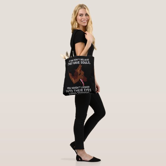 Duitse herder gelooft dat ze zielen hebben die jij tote bag (Op model)