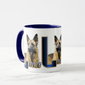 Duitse herder geschenken, Duitse herder Mokken (Voorkant links)