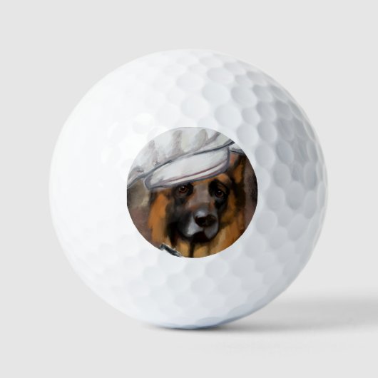 Duitse Herder Golfballen (Voorkant)