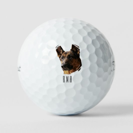 Duitse Herder Golfballen (Voorkant)