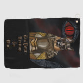 Duitse Herder Golfhanddoek (Horizontaal)